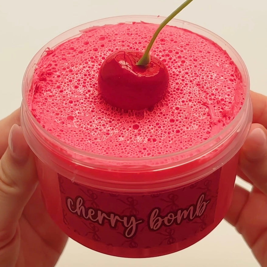 Cherry Bomb Fluffy Slime