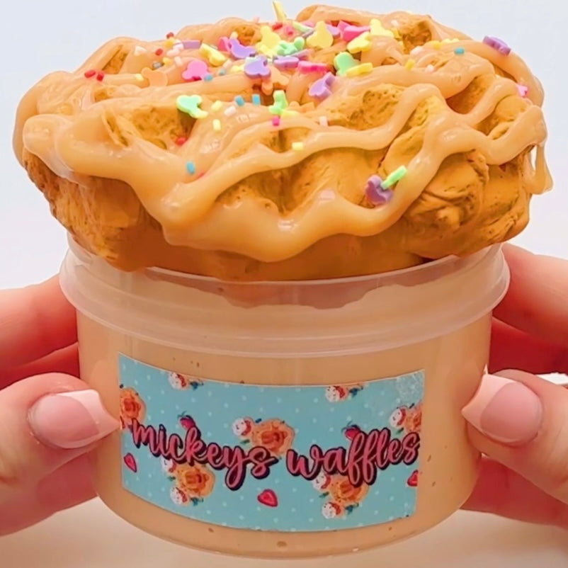 Mickeys Waffles Diy Clay Slime