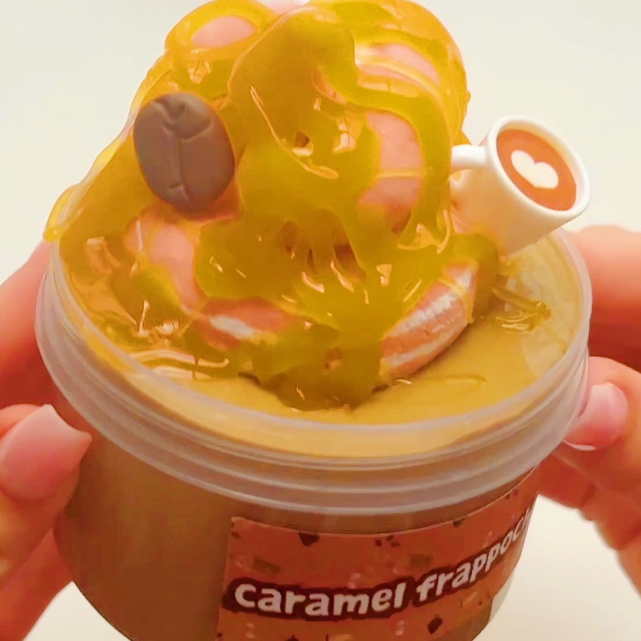 Caramel Frappucino DIY Clay Slime