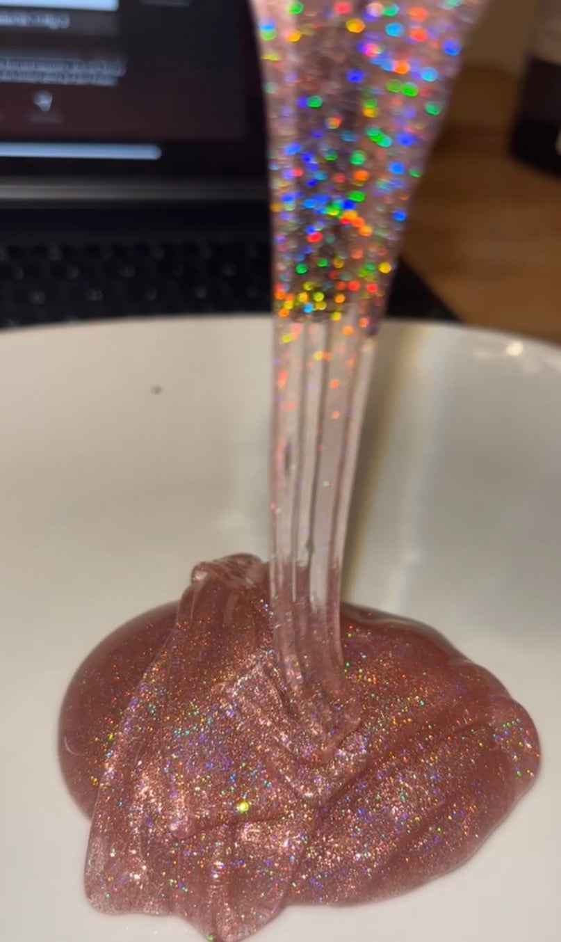 Sparkly Rose Slime